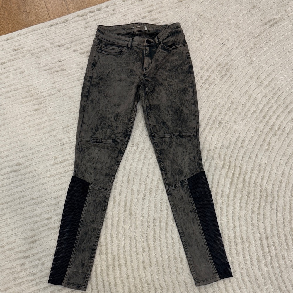 Elie Tahari Black and Gray Denim